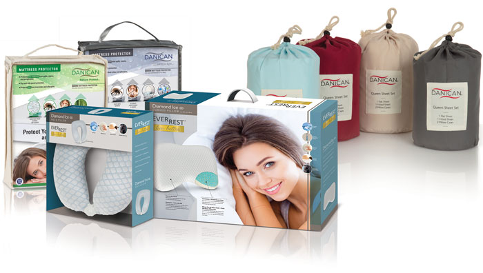 Kundenspezifische Verpackungsboxen für Eigenmarken – Danican Private Label Bedding Private Label Bedding Kundenspezifische Verpackungen – Hochwertige Private Label Kissenverpackungen – Farbbox – Verpackungsdesign Kissenboxen – Danican Private Label Bedding Kundenspezifische Verpackungen